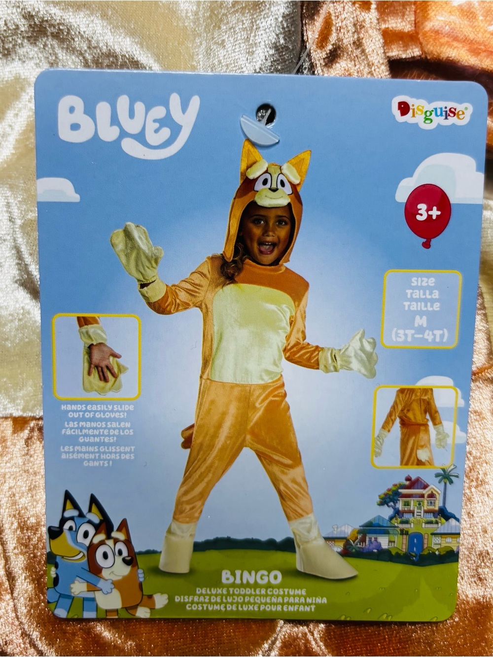 Bingo Toddler Costume - Brown & Cream